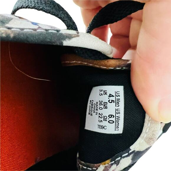 Vans ASPCA Cat Printed Canvas Mens 4.5 Womens 6 Low Top Sneaker - Picture 5 of 10